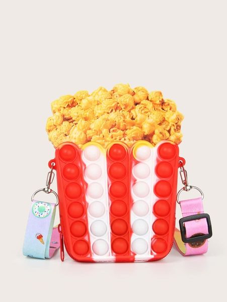 

kids random strap cartoon design push bubble novelty bag she02