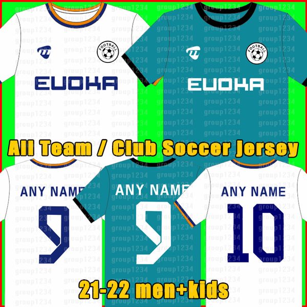 Tayland En Kaliteli 21 22 Tüm Takım Futbol Gömlek 2021 2022 Futbol Gömlek Özel Logo Oyuncu Adı Numarası Futbol Jersey 66568