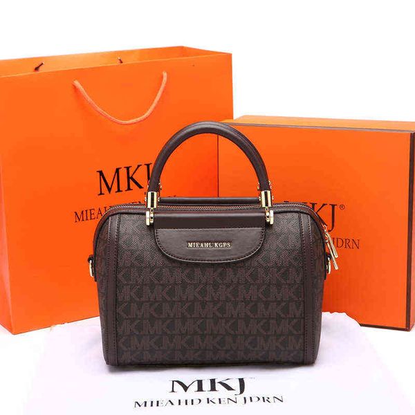 

hong kong mkj women's handbag fashion versatile menger cylinder