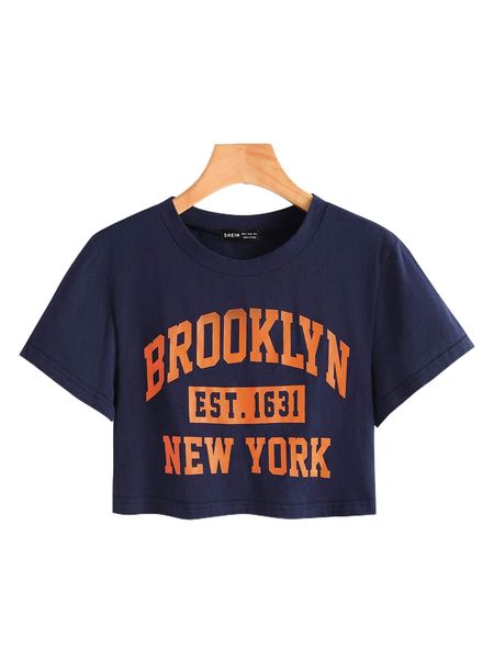

plus letter graphic crop tee z9kg#, Black