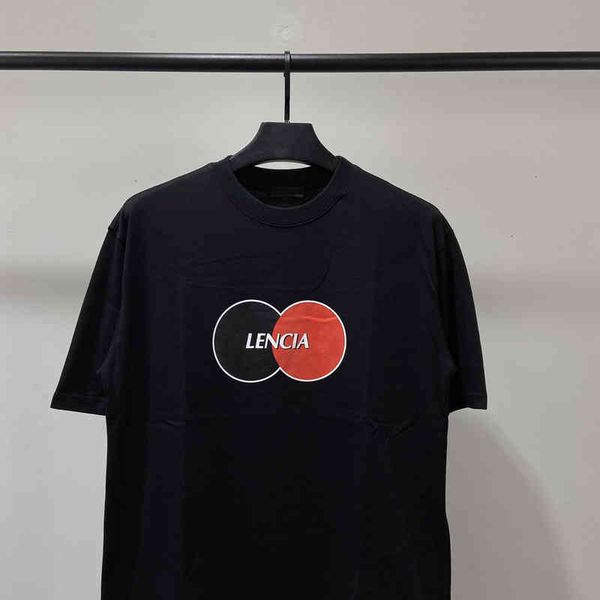 

tee t-shirts 21ss new mastercard alphabet print couple casual t-shirt short sleeve tee, White