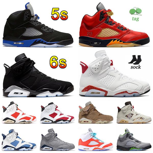 

5 5s mens basketball shoes sneaker mars for her easter concord racer blue jumpman 6 6s red oreo raging bull sail black chrome green bean men
