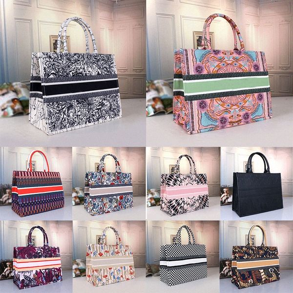 

luxury designers book handbags fashion shoulder tote bags classic style large capacity shopping bags exquisite embroidery ores 272v#