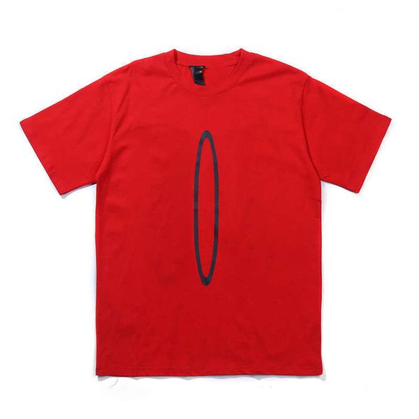 

designer fashion summer flat 100% katoen streetwear men women t shirt usa short mouw brand hip hop red one tshirt, White;black