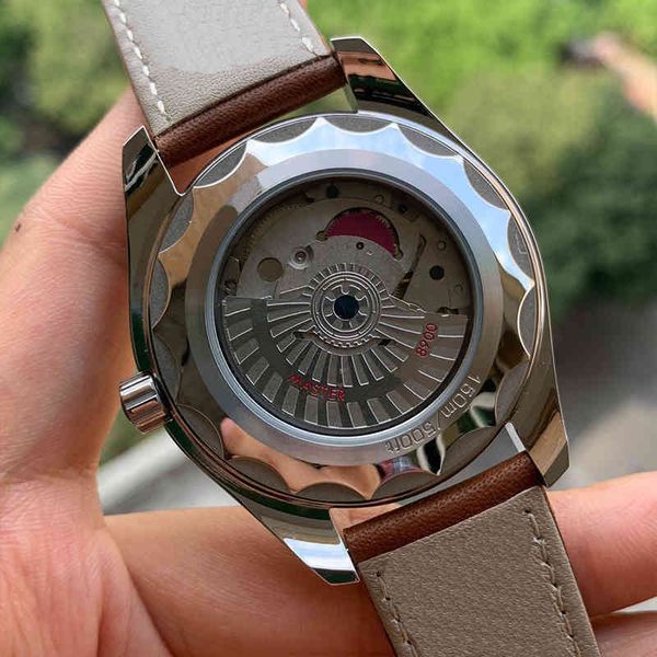 

2021relogio pagani design men mechanical wristwatches luxury watches seahorse brand aaa watch stainless steel automatic 40mm, Slivery;brown