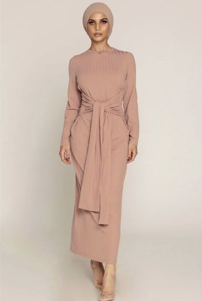 

muslim fashion hijab dress arabic abaya dubai turkey knitted african dresses for women pakistan islam clothing vestido longo, Red