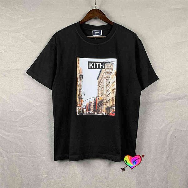 

black kith tee men women administrative area graphic kith t shirt slightly oversize short sleeve, White;black