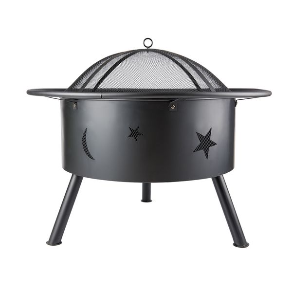

outdoor home furniture bowl mesh lid&base--heat resistant paint outdoor fire pit