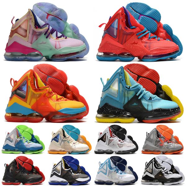 

2022 mens outdoor shoes lebrons 19s 19 dutch blue uniform orange yellow what the christmas war men trainers athletic sports sneakers size 36