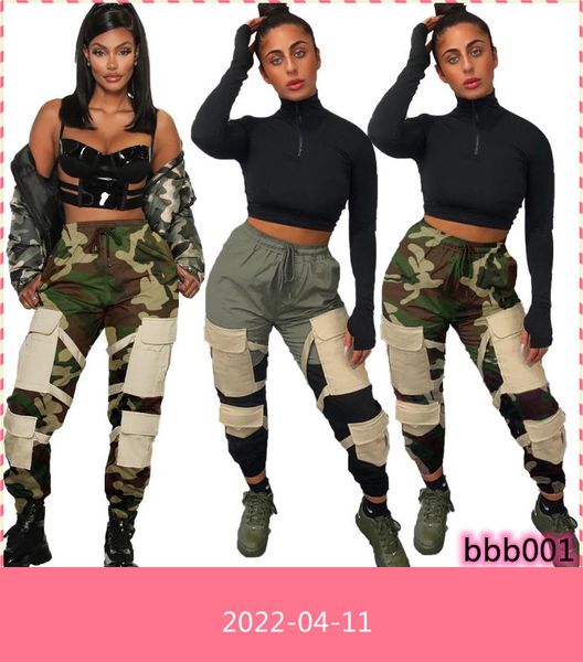 

winter women's fashion patchwork pocket pants hy5134, Black;white