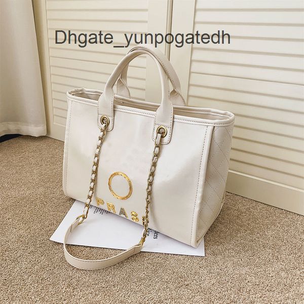 

luxury designer classic handbags women's beach bags brand ch metal badge tote bag small mini evening handbag female capacity large leat, Black;red