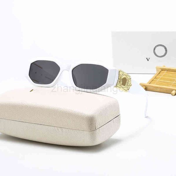 

designer versage sunglasses cycle luxurious casual fashion woman mens lovers classic small frame vintage baseball sport summer sun glasses, White;black