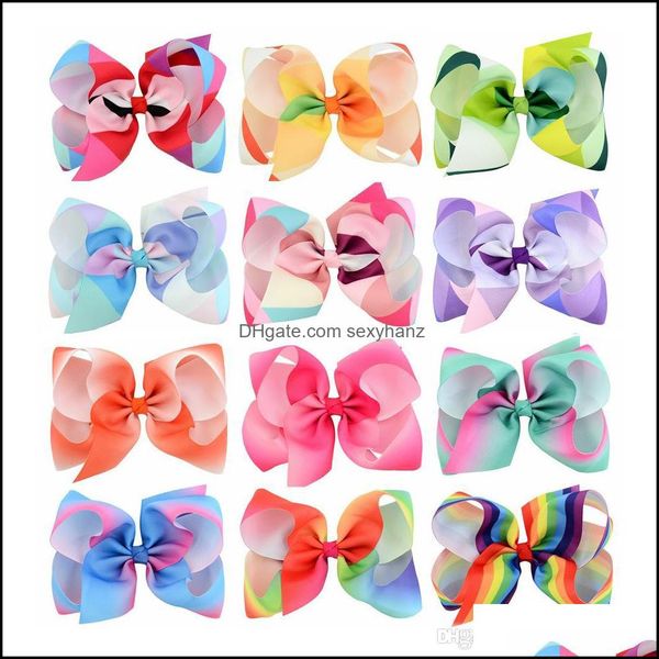 

hair clips barrettes jewelry 12 colors baby girls cute bows hairpins rainbow color grosgrain barrette ribbon hairpin children accessories, Golden;silver