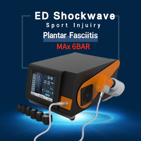 Использование дома акустическая волновая терапия Массагер -массагер для эректильной дисфункции ED Лечение ESWT Shock Wave Equipment для подошвенного фасциита