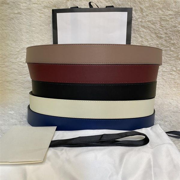 

sold genuine leather designers luxury womens belt with box classic fashion black white red women belts gold silver269q, Black;brown