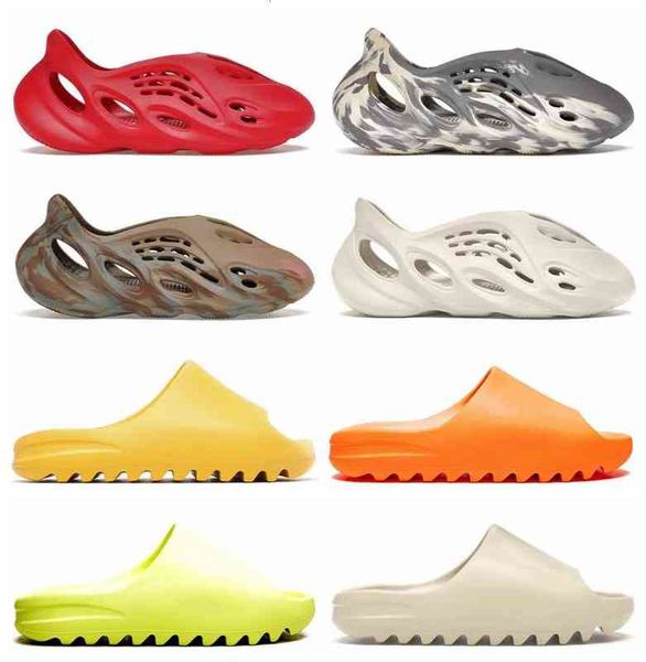 

man 2022 woman slipper summer slippers runner sandals foam slide lu moon gray clay mineral blue earth brown clog triple black zoom womans