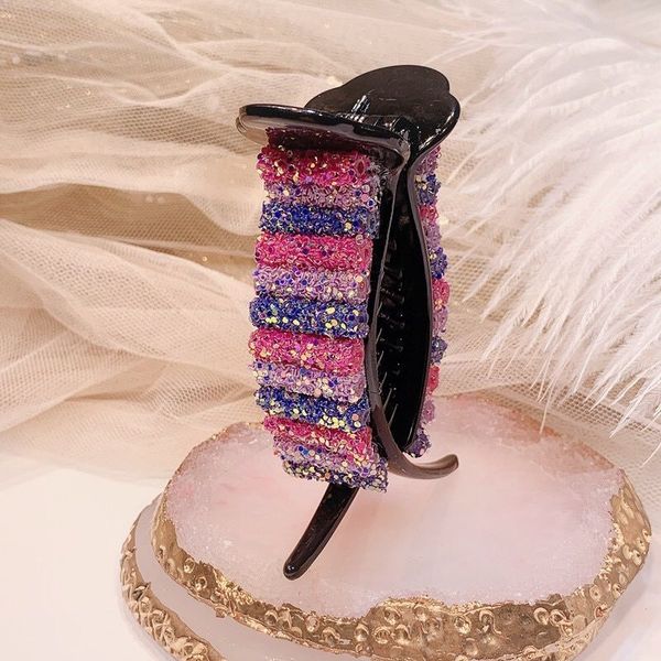 

hair clips korean version of girl pearl rainbow candy hairpin dazzling elegant style ball hairpin with dhl ship, Black;brown