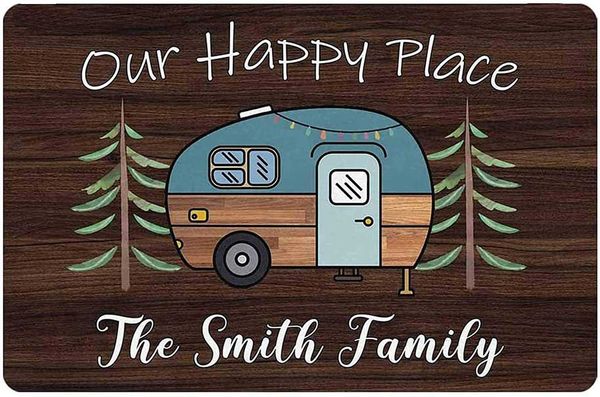 

personalised metal sign there's no place like house family sign wall decoration