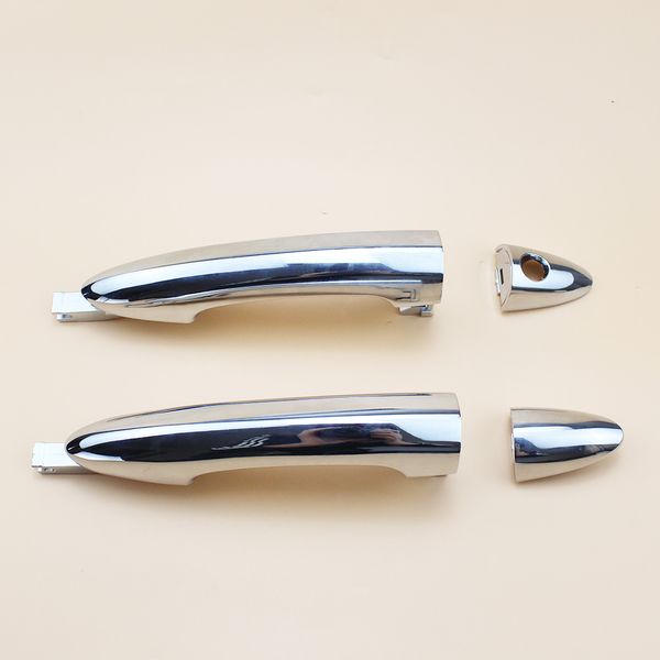 

car styling chrome outer exterior door handles for faw pentium x80