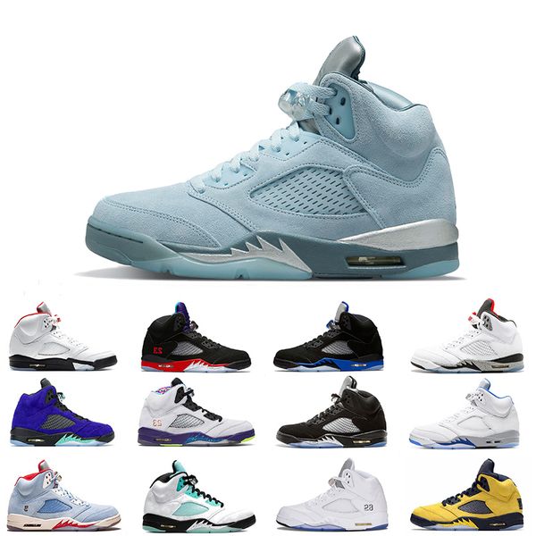 

bluebird 5s mens womens basketball shoes fire red black metallic white cement alternate grape orea racer blue sail stealth 2.0 3 what the tr