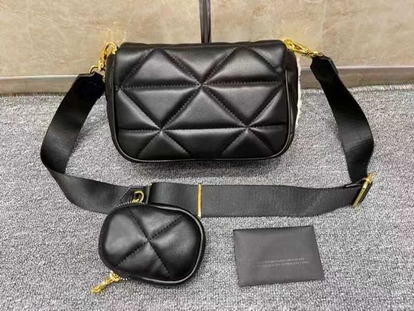 

bags luxury designer bags handbag combination pack with purse women messenger shoulder bag diamond lattice soft and full