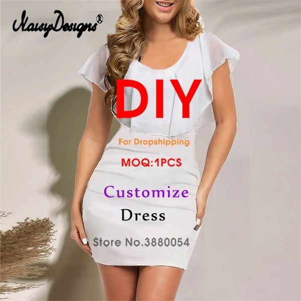 

noisydesigns custom summer dress for women elastic ruffles sleeve fashion diy plus size 4xl maxi vestido dropship 220609, Black