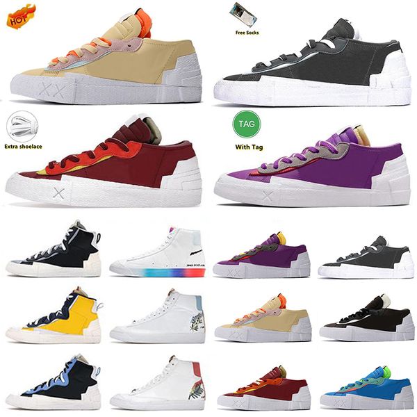 

mid 77 mens running shoes black white neptune blue purple dusk reed team red british tan iron grey indigo men women trainers sports sneakers