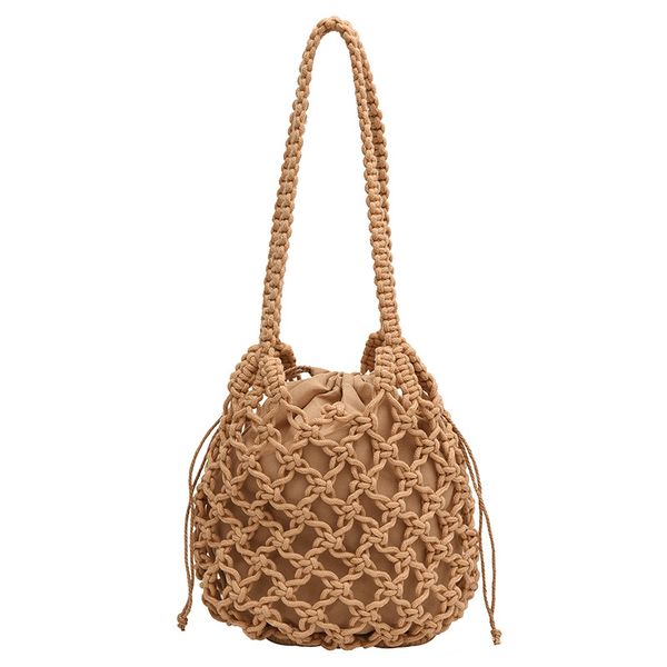 

designer bags grade brand new versatile hollow straw woven bag 25cm
