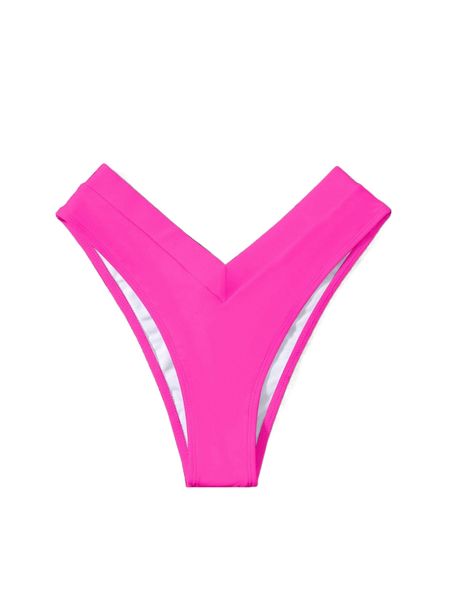 

high cut bikini bottom 305j#, White;black
