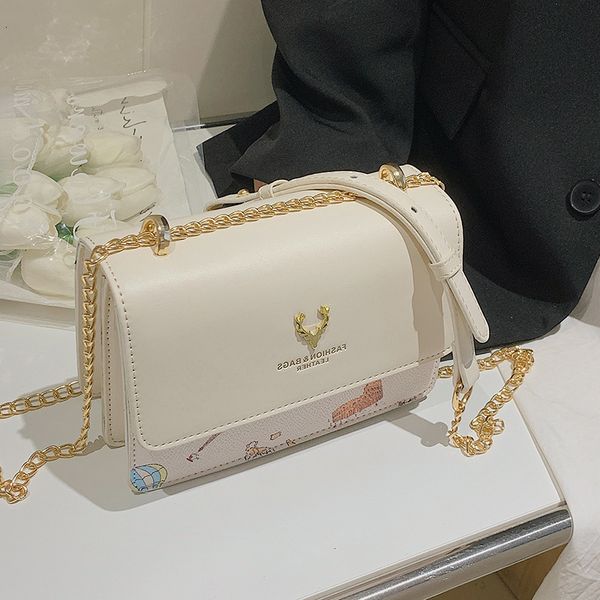 

designer bags contrast small women's 2022 summer new popular chain messenger square