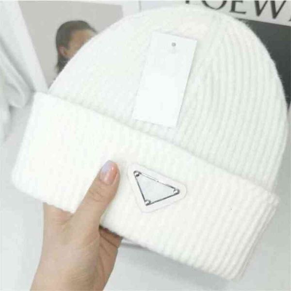 

knitted luxury hat brand designer beanie cap men's and women's fit s 100% cashmere letter leisure skull outdoor fashion 8l8s, Blue;gray