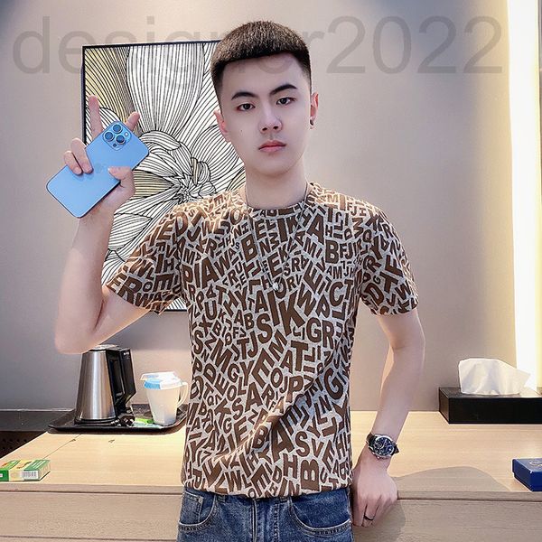 

men's t-shirts designer spirit guy short sleeved t-shirt men's summer fashion brand ins trend versatile personalized half clothes, White;black