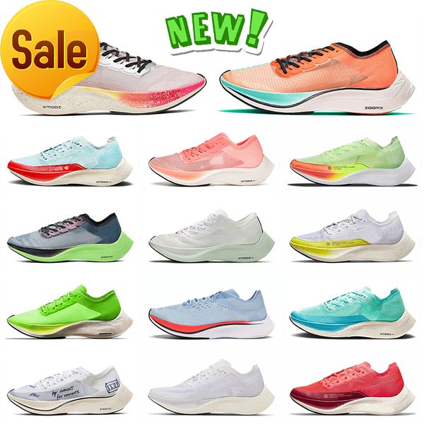 

sale boots fashion zoomx running shoes vaporfly next% pink green be true ekiden sail volt ice blu, Black