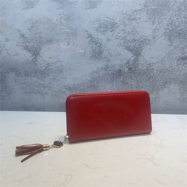 

jiang fashion c brand clutch wallet pu leather women wallet single zipper wallets lady ladies long classical purse, Red;black