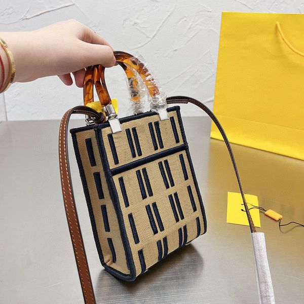 

mini tote bag crossbody small size lovely embroidery shoulder bags women handbag purse fashion chain shoulder strap