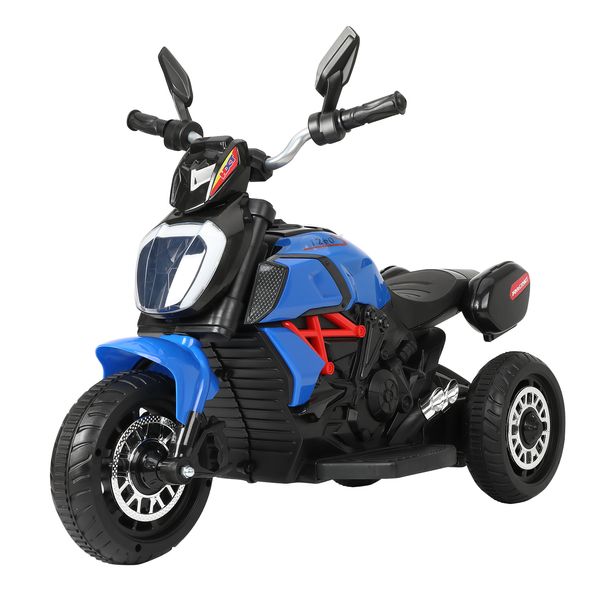 

other children furniture 6v kids ride on motorcycle with headlights battery-powered 3-wheel bicycle