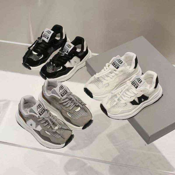 

children casual board shoes kids new spring autumn sports sneakers boys girls leisure shoes baby soft cow muscle sole shoes g220517, Black;red