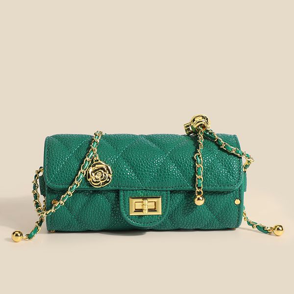 

brand cylindrical bag for women purses and handbag luxury designer shoulder bag chain crossbody bag fashion lock satchel