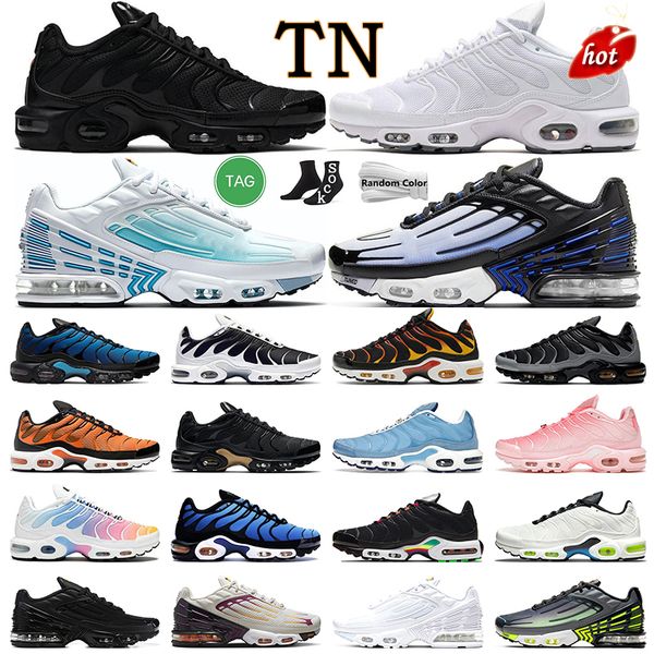 

boots 2022 tn plus 3 running shoes mens black white laser blue neon green hyper pastel blue oreo w