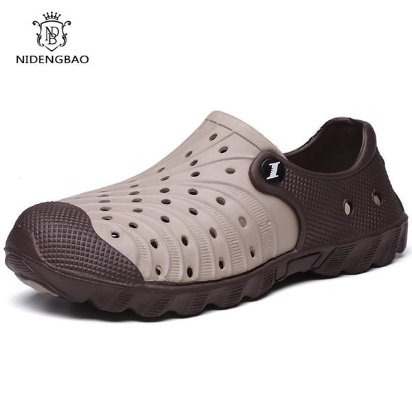 

sandals men's pvc breathable sports water shoes fishing sneakers beach large size 46, Black