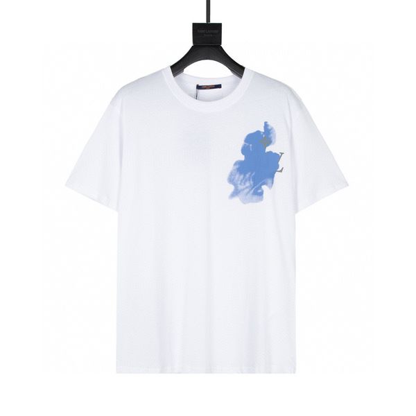 

2022 new mens womens designer t shirts printed fashion man t-shirt cotton casual tees short sleeve luxury hip hop streetwear tshirts, White;black