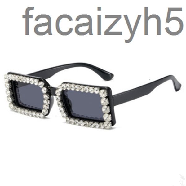 

sunglasses designer new diamond small box personalized women's colorful glasses stage show ewul, White;black