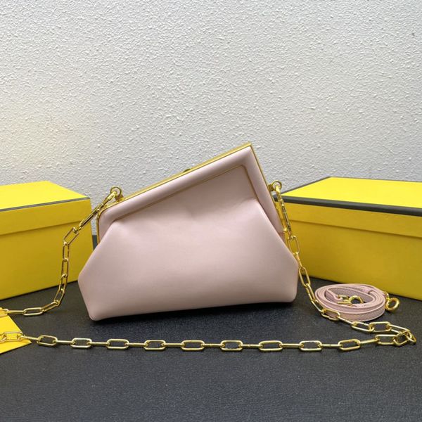 5A+ Marke Designer Oblique Cross Bags Damenmode Kettentasche Top Qualität Luxus Super große Metallschnalle Lammleder Echtleder Handtasche Größe 26*18*9,5