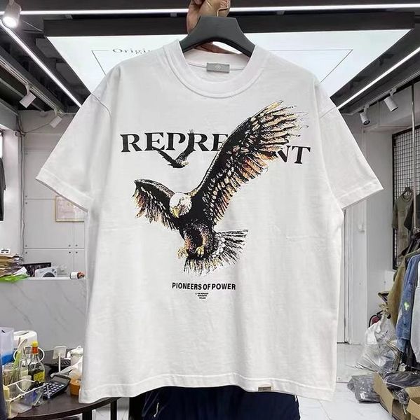 

vintage print street casual short sleeve t-shirt, White;black