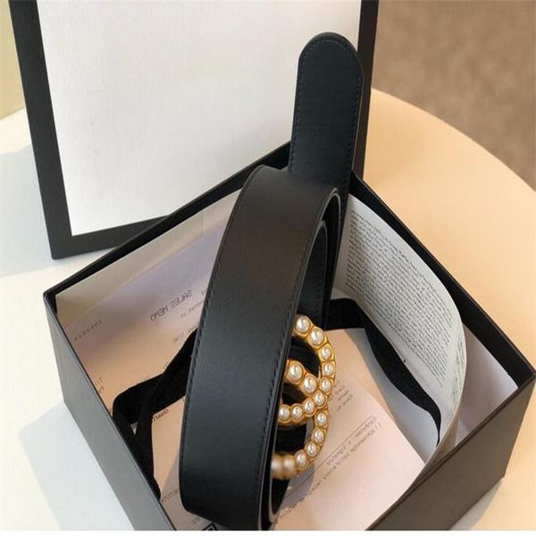 

classic 3 widths black genuine leather pearl buckle women belt men belts men belts, Black;brown