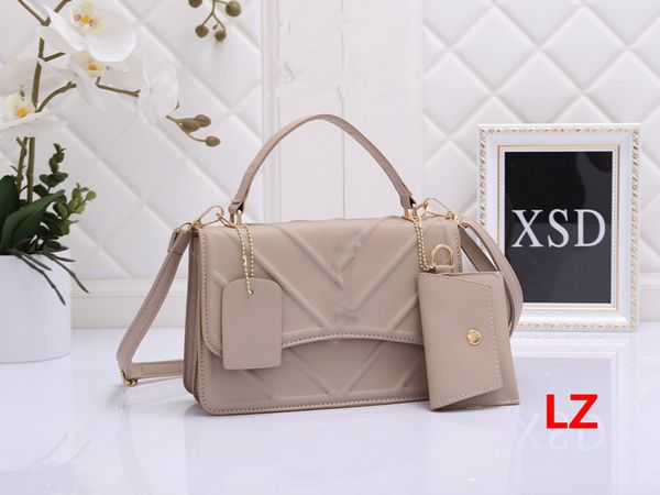 

high-end luxury women's bag two-piece coin purse shoulder bag messenger handbag casual fashion letter y 5color