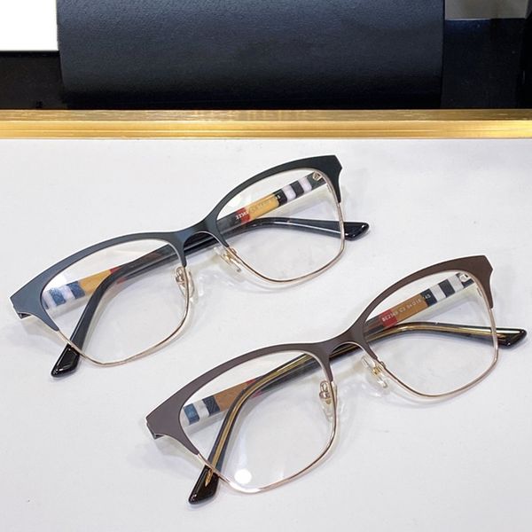 

ale2352 eleglant lady butterfly glasses frame 53-18-140 quality lightweight metal fullrim plaid plank fullrim for prescription full-set box, Black