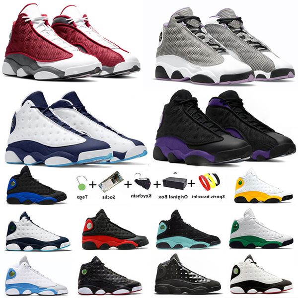 

with box houndstooth 13 mens jumpman basketball shoes court purple 13s red flint island green hyper royal del sol phantom cap and gown chaus