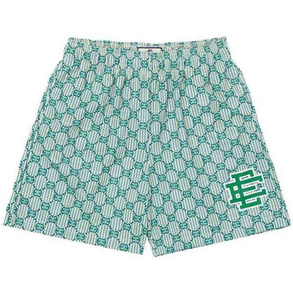 

luxury fashion men's brand eric emanuel shorts ee summer basic short designers newyork city skyline loose fitness beach breathable wome, White;black