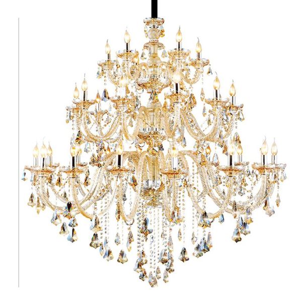 

modern l hall candle crystal chandelier blown glass villa stair light murano chandeliers banquet pendant lamps sitting room